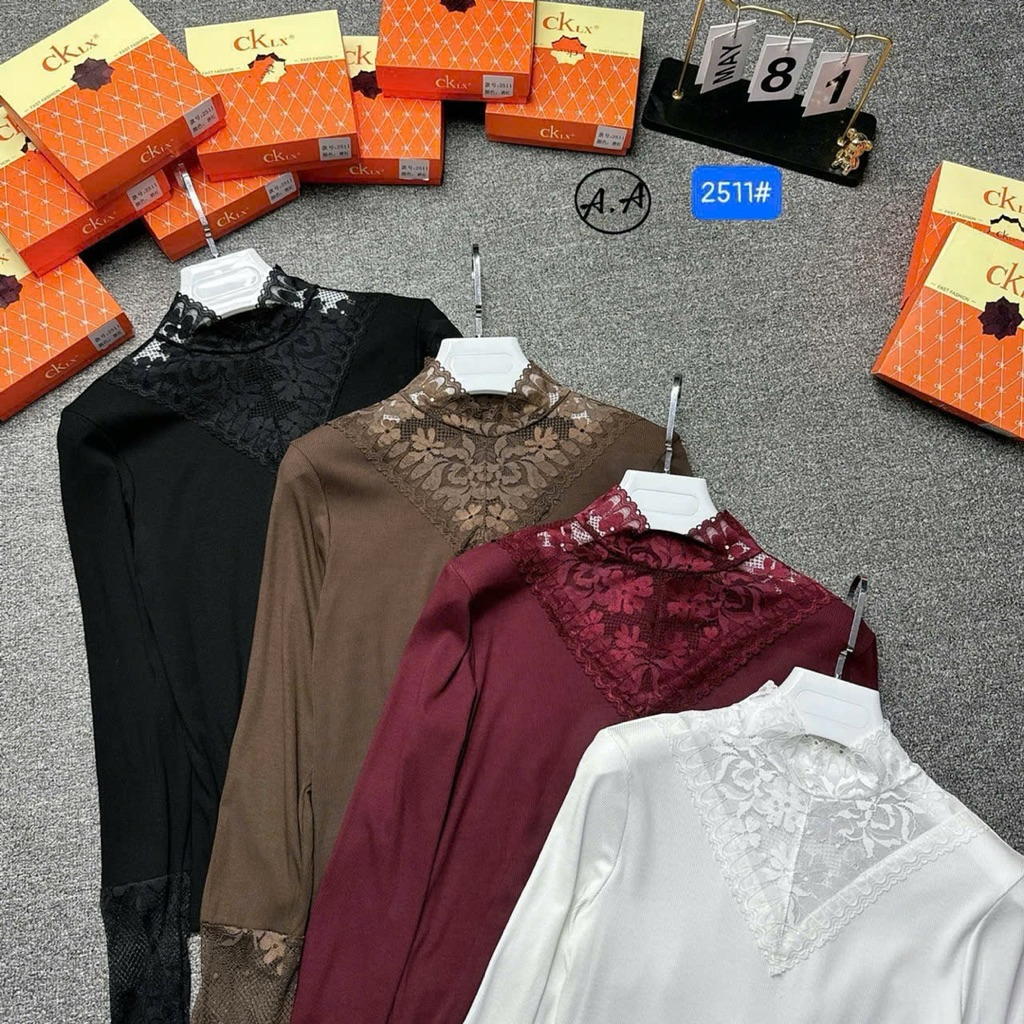 Áo nhiệt nữ 2511# Hàng QC full hộp CKLX.