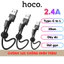 Dây Cáp Sạc Nhanh 2.4A Siêu Ngắn 25 CM Tiện Lợi Dùng Cho Sạc Dự Phòng Chuẩn USB to IP, Micro ,Type C