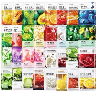 Mặt nạ dưỡng da, mặt nạ dưỡng trắng cấp ẩm mờ thâm bổ sung collagen tinh chất ốc sên, giảm mụn bổ sung vitamin trái cây