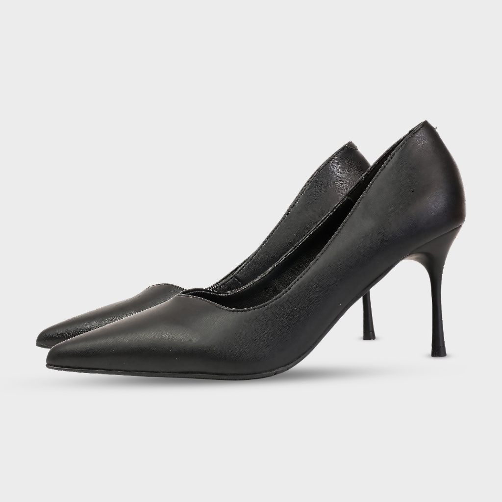 Giày cao gót nữ gót nhọn 8cm da nhám HG Fashion phong cách thanh lịch dễ phối đồ đi tiệc công sở HG91525