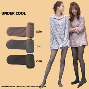 Quần Tất Che Khuyết Điểm Lót Lông UNDERCOOL Giữ Ấm Siêu Dai Thon Gọn Thật Chân Chống Xước Giữ Ấm , Live QT07
