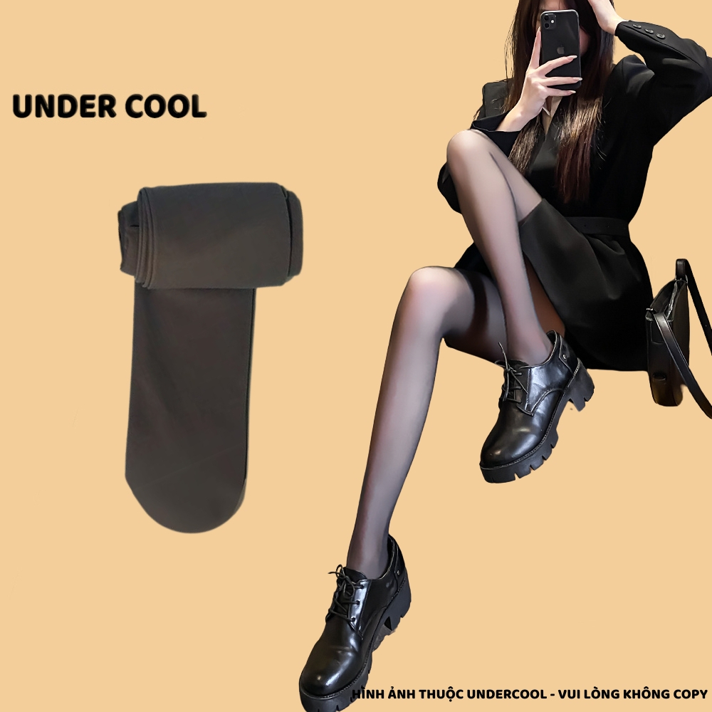 Quần Tất Che Khuyết Điểm Lót Lông UNDERCOOL  Giữ Ấm Siêu Dai Thon Gọn Thật Chân Chống Xước Giữ Ấm , Live QT07
