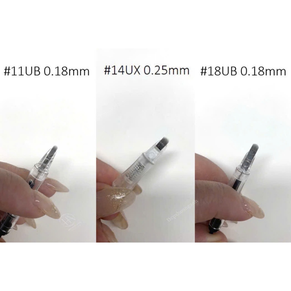 Kim UX14 So Le Có Bông Sẵn – Kim Phun Xăm Chuyên Nghiệp – Bám Mực Tốt, Đi Nét Đều – Dùng Cho Máy Phun Xăm Thẩm Mỹ