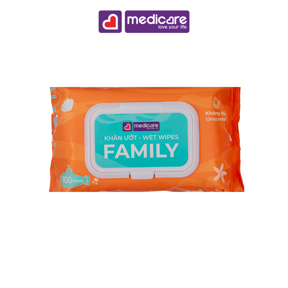 Khăn ướt MEDiCARE Family 100 tờ