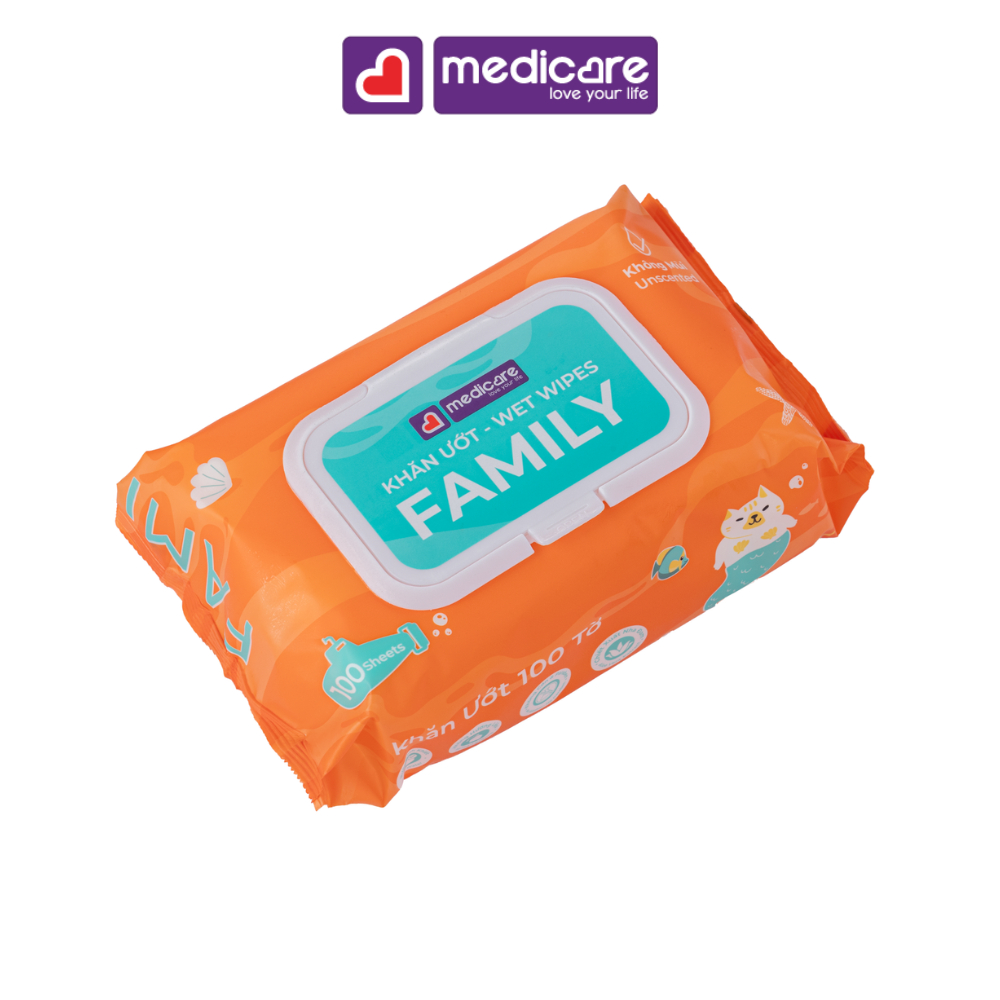 Khăn ướt MEDiCARE Family 100 tờ