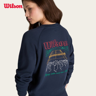 Wilson Women Classic Crew Áo Nỉ Thể Thao Nữ WW00562531DBC
