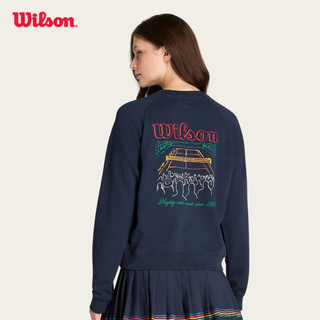 Wilson Women Classic Crew Áo Nỉ Thể Thao Nữ WW00562531DBC