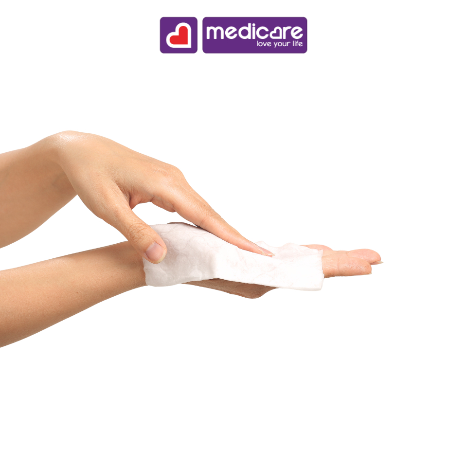 Khăn ướt MEDiCARE tan trong nước gói 60 tờ
