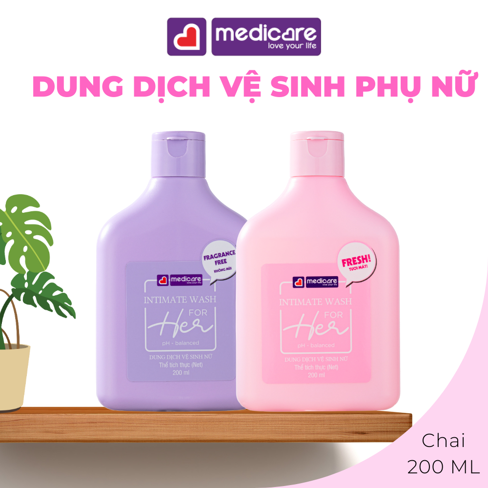 Dung dịch vệ sinh phụ nữ MEDiCARE for her 200ml