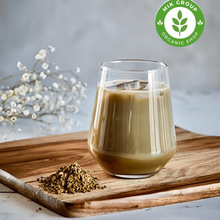 (Koc, Kol) Bột Trà Rang Houjicha  MIKORGANIC Nguyên chất, Pha Đồ Uống, Pha Chế, Làm Bánh Kem