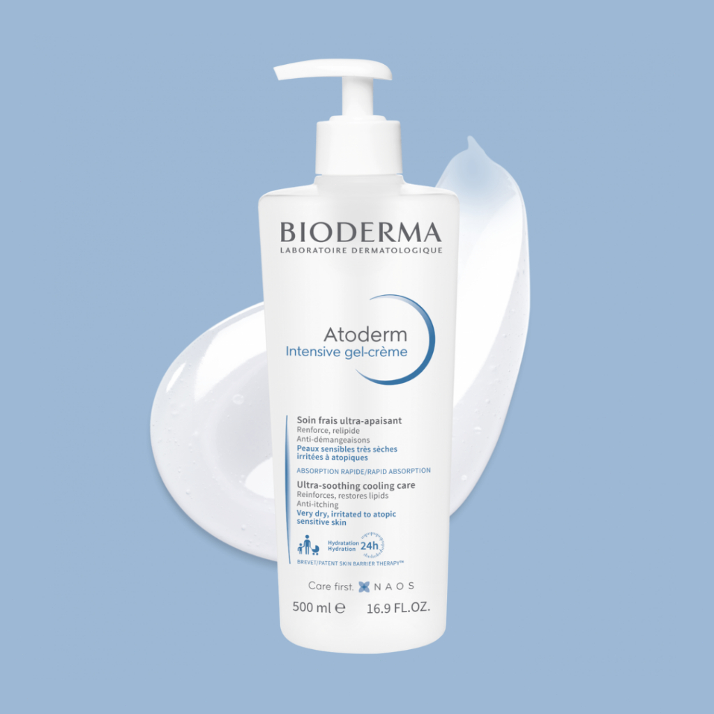 Kem Dưỡng Bioderma Atoderm Intensive Gel-Crème 500ml/Làm Dịu Da Khô Ngứa Nhanh Chóng