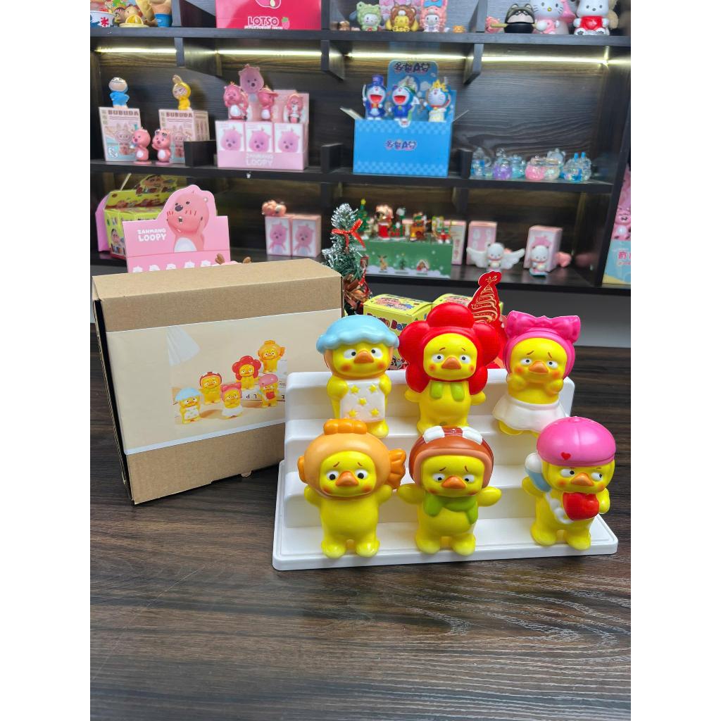 (Squishy upset duck) Blindbox set 6 túi mù squishy upset duck chú vịt ...