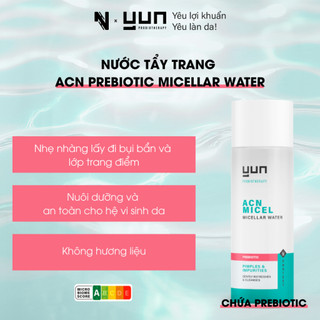 Nước tẩy trang dịu nhẹ dành cho mọi loại da YUN ACN Micellar Water 200ml (ACN-06)