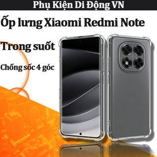 Ốp lưng trong 4 góc suốt túi khí chống sốc cho Xiaomi 13 14 15 T Pro Ultra Redmi Note 11 12 13 14 T Pro 5G POCO X5 5G