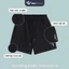 Quần short basic DWIN Serenity unisex nam nữ local brand đùi chất nỉ ép hai da dày dặn co giãn tốt QS01A