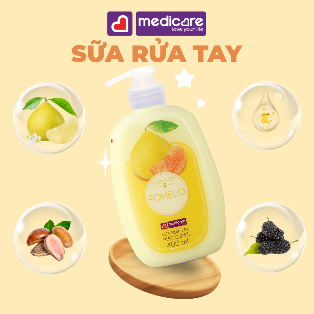 Sữa rửa tay MEDiCARE dưỡng ẩm 400ml