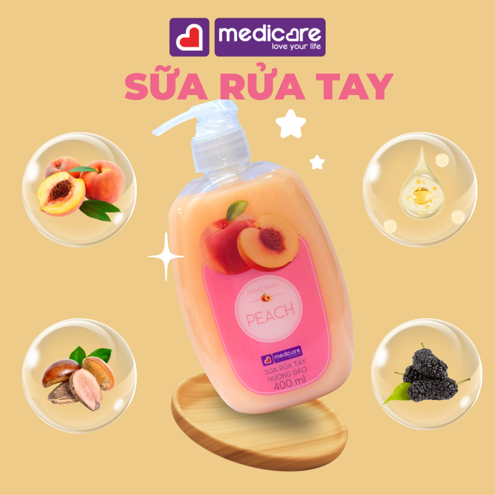 Sữa rửa tay MEDiCARE dưỡng ẩm 400ml