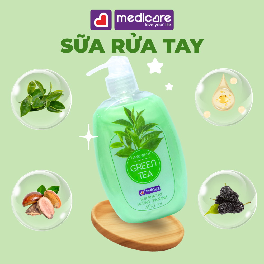 Sữa rửa tay MEDiCARE dưỡng ẩm 400ml