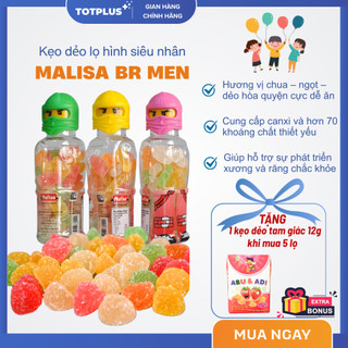 Kẹo Dẻo Malisa BR Men Hình Siêu Nhân - Lọ 20 viên / Lọ 40 Viên