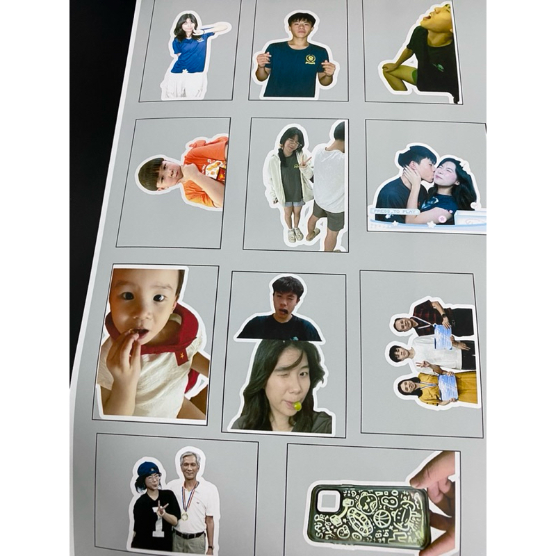 [ In Từ 20 Sticker ] In sticker theo yêu cầu,  không cán màng bảo vệ, khách tự cắt, (in 5 tặng 1) ..