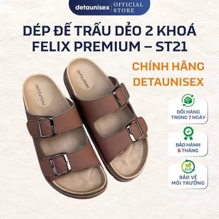 Dép Đế Trấu Dẻo 2 Khoá Felix Premium Thời Trang Chính Hãng Detaunisex – ST21