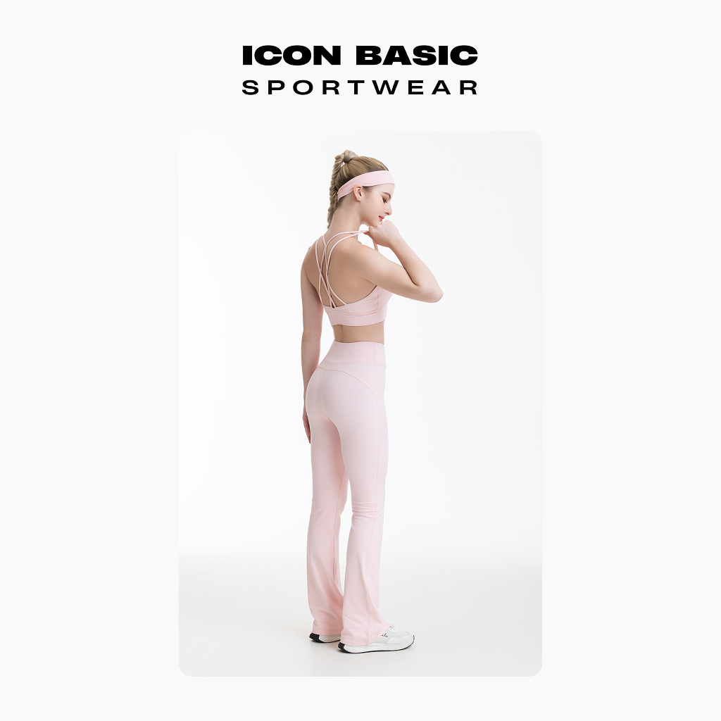 CLASSIC TROUSER Quần legging ống loe nhẹ, tôn body - ICON BASIC Sportwear