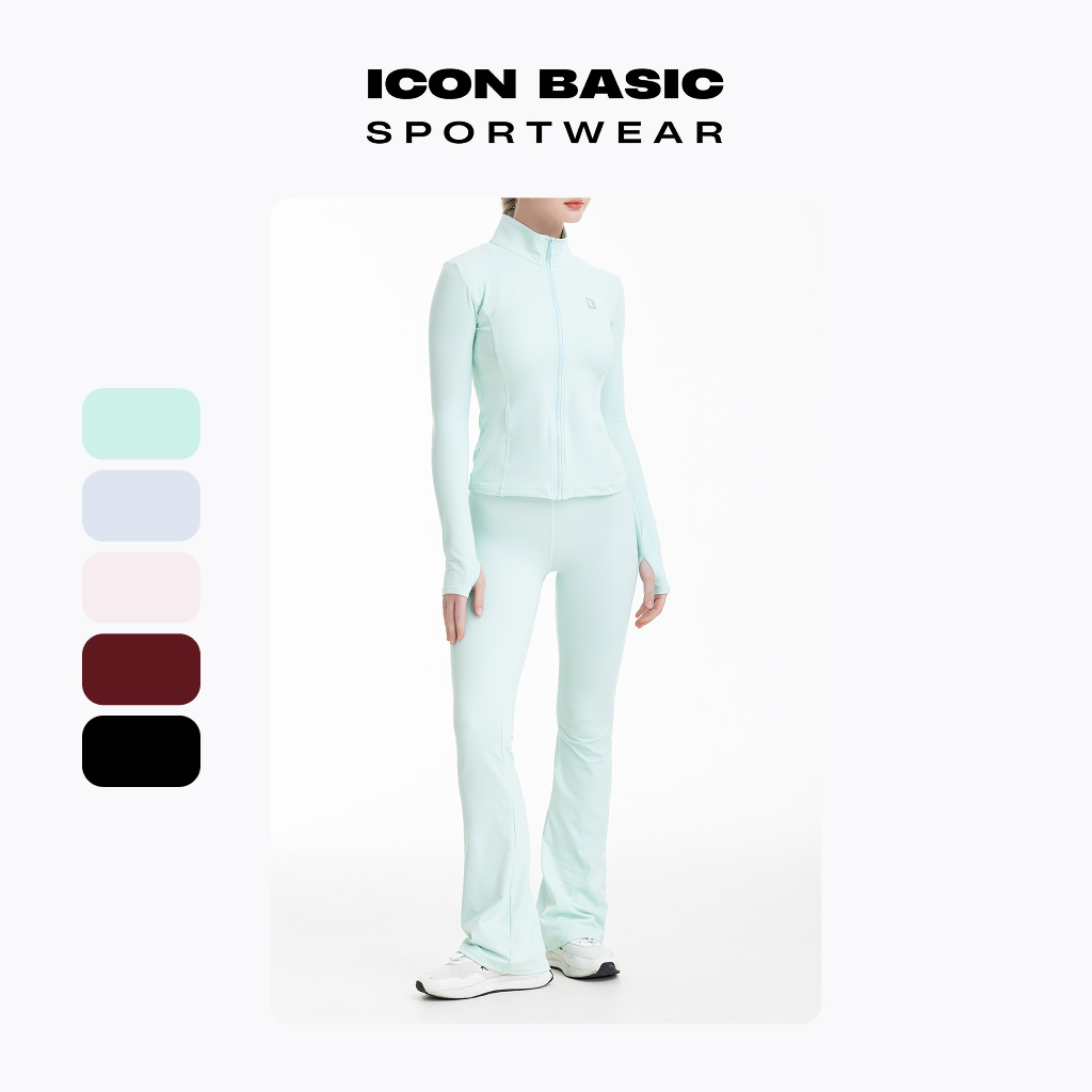 CLASSIC TROUSER Quần legging ống loe nhẹ, tôn body - ICON BASIC Sportwear