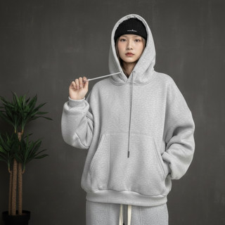 [Nỉ Lông Cáo] Áo Hoodie Trơn Cao Cấp Basic Nam Nữ URANOX Unisex, Không Đổ Lông, Mũ 2 Lớp Dây Kéo