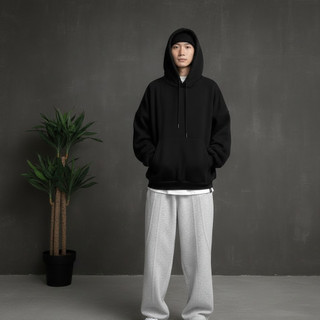 [Nỉ Lông Cáo] Áo Hoodie Trơn Cao Cấp Basic Nam Nữ URANOX Unisex, Không Đổ Lông, Mũ 2 Lớp Dây Kéo