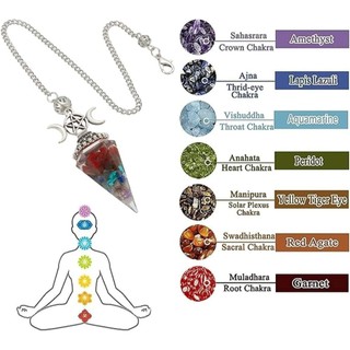 Pha lê Reiki.Đá tự nhiên Thạch anh Mã não, Hình nón Thạch anh tím, Charm Mặt dây chuy