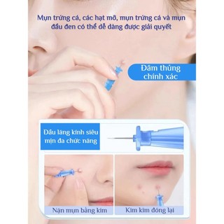KIM NẶN MỤN VÔ TRÙNG - COMBO 2 HỘP 100 CÂY - KIM LẤY NHÂN MỤN 28G DÙNG 1 LẦN AN TOÀN