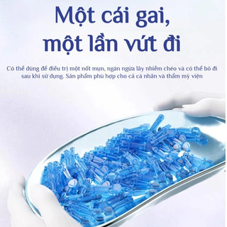 KIM NẶN MỤN VÔ TRÙNG - COMBO 2 HỘP 100 CÂY - KIM LẤY NHÂN MỤN 28G DÙNG 1 LẦN AN TOÀN