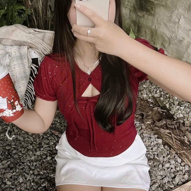 (SẴN-ĐI HÀNG LUÔN) SET TAY NGẮN PHỒNG -  set áo 2 món áo hai dây kèm áo khoác tay ngắn dễ thương Chizishop