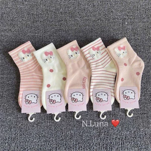 Set 10 đôi tất hello kitty cho bé 2-12y