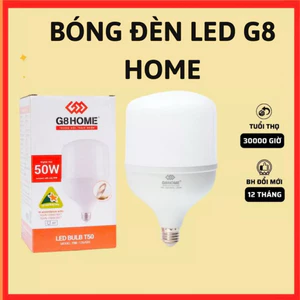 Bóng đèn led G8 Home,bóng led trụ nhôm T60,bulb trụ cao cấp,bóng điện trụ nhôm nhựa,bóng led búp trụ tản nhiệt nhôm,bóng