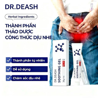 Kem Bôi Trĩ Dr Deash Soothing Gel Chính Hãng, Gel Bôi Trĩ Hỗ Trợ Làm Dịu Da, Chăm Sóc Vùng Hậu Môn