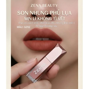 Son Kem Lì Mousse [Zenna] Velvet Blur Che Mờ Rãnh Môi Dưỡng Mịn Cao Cấp