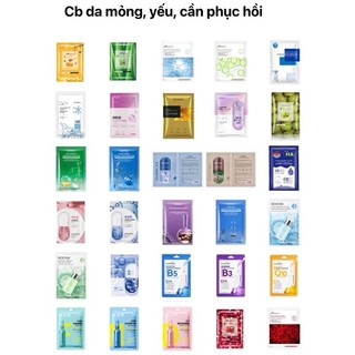 Combo mặt nạ trái cây mix theo tình trạng da cấp ẩm dưỡng trắng da giảm thâm nám giúp da trắng sáng, bổ sung vitamin