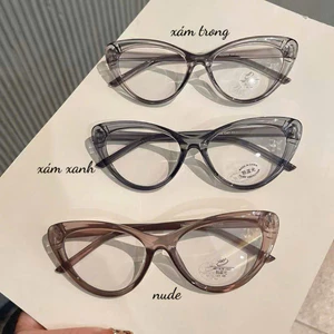 Gọng kính mắt mèo Bự Store chân kiểu dán hàn quốc màu pastel - 2803