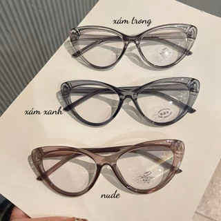 Gọng kính mắt mèo Bự Store chân  kiểu dán hàn quốc màu pastel - 2803