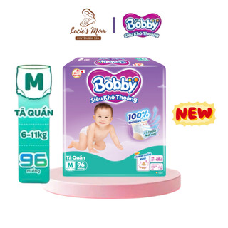 [Combo 2 Gói] Tã/Bỉm Quần Bobby Ultra+ Siêu Khô Thoáng Mềm Mại, Size M/L/XL/XXL - Lucie's Mom