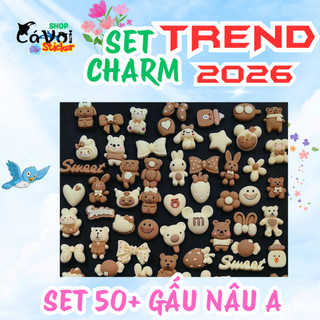 SET CHARM TREND 2026:  SET 50+ GẤU NÂU A