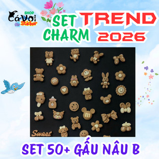 SET CHARM TREND 2026:  SET 50+ GẤU NÂU B