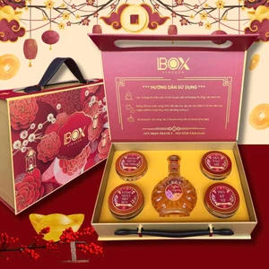 Set Quà Tết 2026 Trà Thảo Mộc Và Mật Ong Ngâm Saffron Cao Cấp