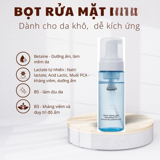 [PHỒNG PHỀNH] SỮA RỬA MẶT TẠO BỌT CHO DA KHÔ NHẠY CẢM 150ML
