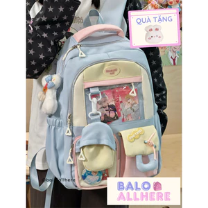BaLo (XINHXINH) [ORDER] Balo Thời Trang, Cặp Sách Nữ Cute Nhiều Ngăn Chống Nước BL294