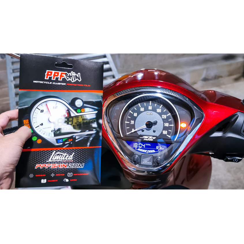 PPF Honda SH mode 2025  ... dán bảo vệ mặt đồng hồ xe , xước tự phục hồi vết xước dâm