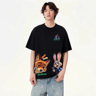 Áo Thun NGỐ TEE Judy và Nick Say Hi Form Rộng Vải Cotton 75% Thoáng Mát Nam Nữ Mặc Đẹp
