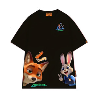 Áo Thun NGỐ TEE Judy và Nick Say Hi Form Rộng Vải Cotton 75% Thoáng Mát Nam Nữ Mặc Đẹp