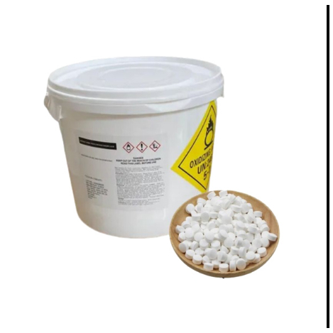 [Xô 5Kg] TCCA Viên 2G, Clorin viên sủi 2G, Nồng độ 50% chuyên dùng khử trùng, xử lý nước hồ bơi